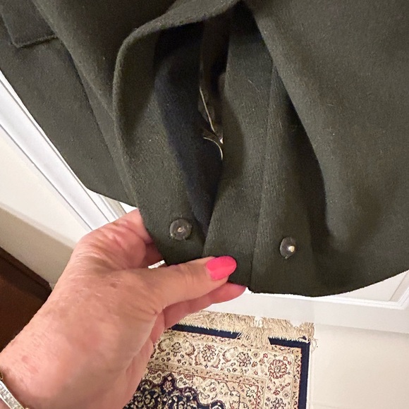 Harve Benard Dark Green Military Jacket - Picture 3 of 7